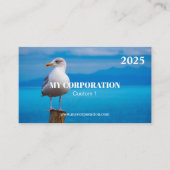 2025 Zakkalender Vogel Visitekaartje (Voorkant)