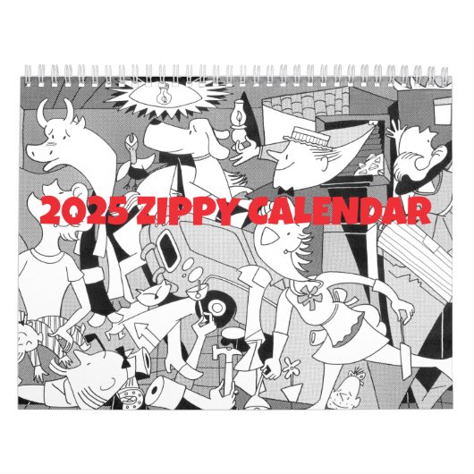 2025 Zippy Kalender door Bill Griffith (Hoes)