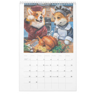 2026 12-maandelijkse kalender met portretschilderi