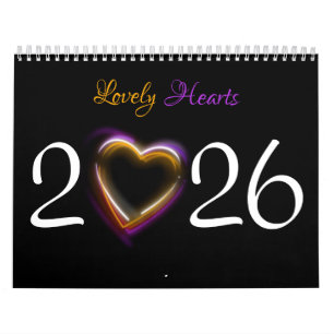 2026 12 prachtige romantische harten kalender