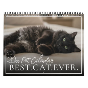 2026 Aangepaste Huisdierkat Beste Kat Ooit Uw Foto Kalender