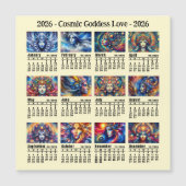 2026 Aangepaste Kosmische Godin Kalender Zondag st (Voorkant)