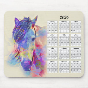 2026 Abstract Paardenkalender Muismat
