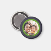 2026 Add Photo New Year Magnet Magneet (Voorkant / Achterkant)