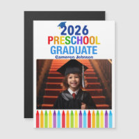 2026 Afstudeerfoto voor kleuters Gepersonaliseerde
