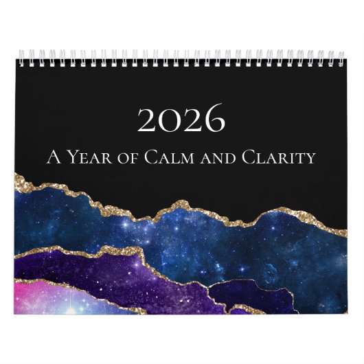 2026 Agate Calm Clarity Calendar Kalender (Hoes)