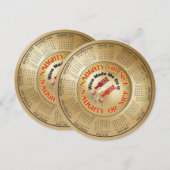 2026 Agenda Grappige Wijn Heeft Me Daartoe Gedreve Feestdagenkaart (Voorkant / Achterkant)