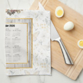 2026 Agenda Handdoek Bloemig Paard en Vlinder (Quarter Fold)