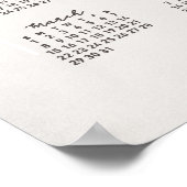 2026 Agenda Poster Botanische Roos (Hoek)