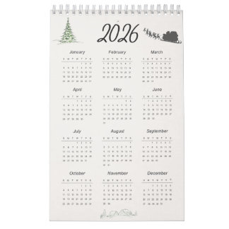 2026 Agenda – Printbaar & Muur Agenda Ontwerp Kalender