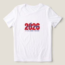 2026 America – It’s All About Freedom for family  Tri-Blend Shirt