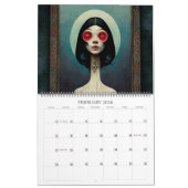 2026 Ancien Pays 2 Calendrier d'Art Surréel (Feb 2026)
