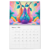 2026 année avec fruits Calendrier (Feb 2026)