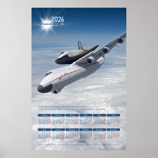 2026 Antonov An-225 "Mriya" Herdenkingskalender Poster