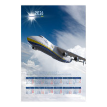2026 Antonov An-225 Mriya-herdenkingsposter Agenda