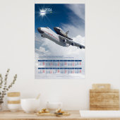 2026 Antonov An-225 Mriya technische kalender Poster (Keuken)