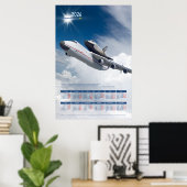 2026 Antonov An-225 Mriya technische kalender Poster (Thuiskantoor)