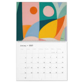 2026 Art moderne minimaliste Calendrier mural 12 m (Jan 2027)