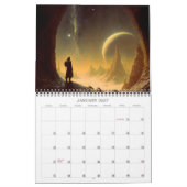 2026 Autres mondes Science Fiction Art Calendrier (Jan 2027)