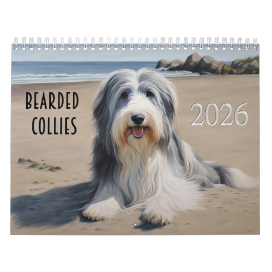 2026 Bearded Collies Kalender (Hoes)