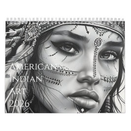 2026 Beautiful American Indian Artwork Kalender