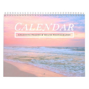 2026 Bemoedigende Psalmen Bijbelverzen Strand Kalender