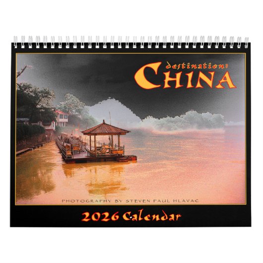 2026 Bestemming: China Muur Kalender (Hoes)