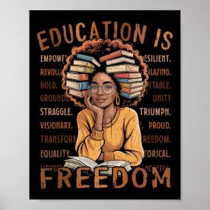 2026 Black History Month Onderwijs Is Vrijheid Bla Poster