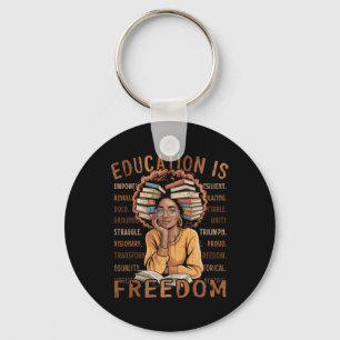 2026 Black History Month Onderwijs Is Vrijheid Bla Sleutelhanger