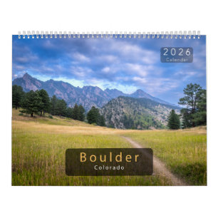 2026 Boulder Colorado Natuurkalender Kalender
