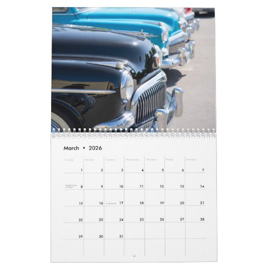 2026 British Classics Kalender (Mar 2026)
