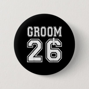2026 Bruiloft Verloving Feest Matching Honeymoon Ronde Button 5,7 Cm