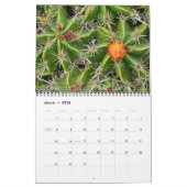 2026 Cactus & Succulent Flower Wall Kalender (Mar 2026)