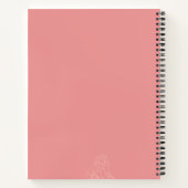 2026 Cahier de Journal Esthétique – Rose Pastel Mi (Dos)