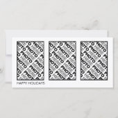 2026 Calendar Add 3 Photos Card (Voorkant)