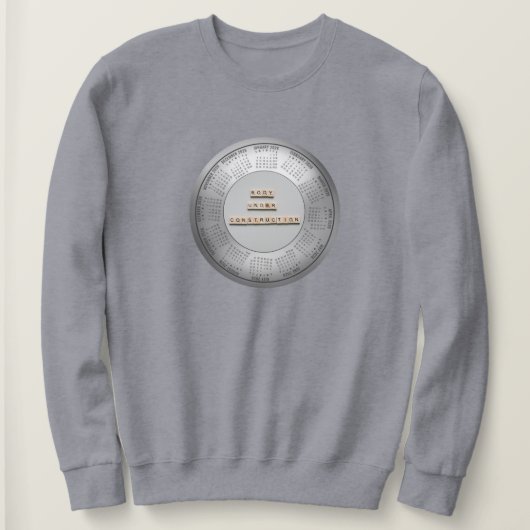 2026 Calendar Body Under Construction T-Shirt (Design voorkant)