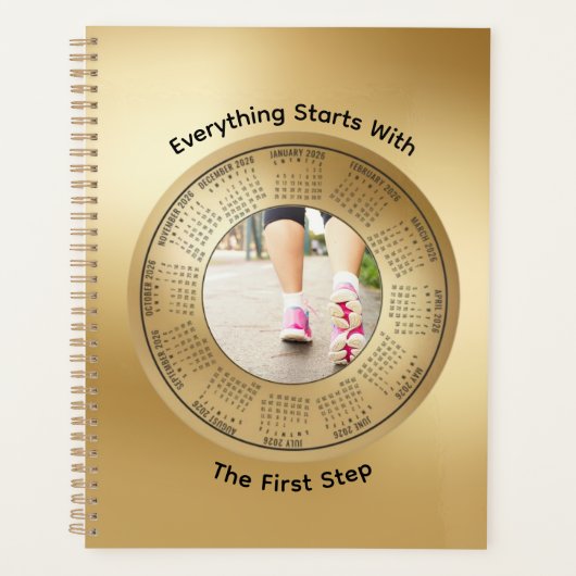 2026 Calendar Everything Starts With the First Planner (Voorkant)