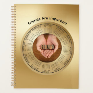 2026 Calendar Friends Are Important Planner
