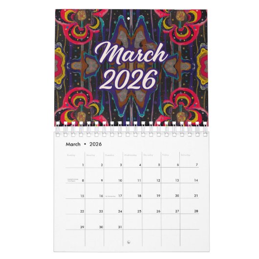 2026 calendar kalender (Mar 2026)