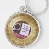 2026 Calendar Keychain Quote A Year From Now (Voorkant)