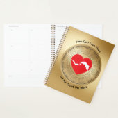 2026 Calendar Lovers' How Do I Love Thee Planner (Devant avec enveloppe)