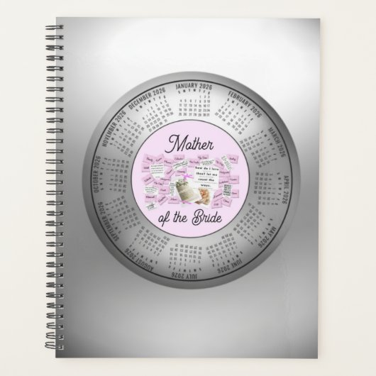 2026 Calendar Mother of the Bride Planner (Voorkant)