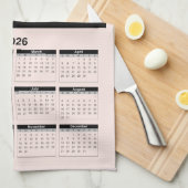 2026 Calendar of a Sunset on Lake with Silhouette  Theedoek (Quarter Fold)