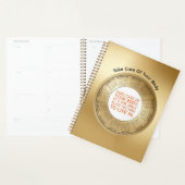 2026 Calendar Planner quote Take Care Of Your Body (Devant avec enveloppe)