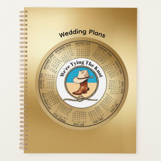 2026 Calendar Planner We’re Tying The Knot (Devant)