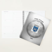 2026 Calendar Silver Planner Braga Portugal (Devant avec enveloppe)