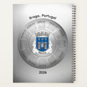 2026 Calendar Silver Planner Braga Portugal (Dos)