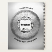 2026 Calendar Teachers Are Natural Born Influencer Planner (Achterkant)