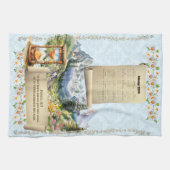 2026 Calendar Towel Alps Mountains Proverbs Theedoek (Horizontaal)