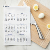 2026 Calendar with Custom Photo Theedoek (Quarter Fold)